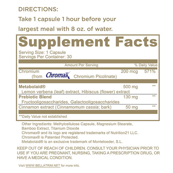Supplement Factos for BellaTrim